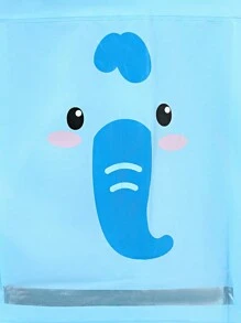 Kids Raincoat, Cute Printed Outdoor Hiking School Travel Backpack Rain Jacket, Waterproof