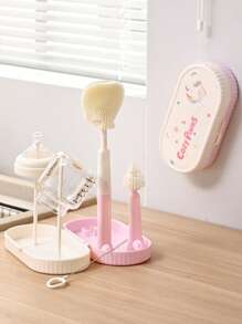 Cozy Pixies Perlengkapan Menyusui Botol Bayi, Set Sikat Botol Portabel Unicorn Pink - Berwarna merah muda - View 11