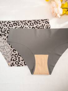 12pcs/Pack Women Seamless Comfort Triangle Panties - Multicolor - View 3