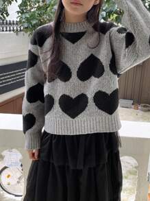 DAZY 2pcs/Set Tween Girl Round Neck Fall Outfit