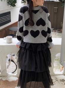 DAZY 2pcs/Set Tween Girl Round Neck Fall Outfit