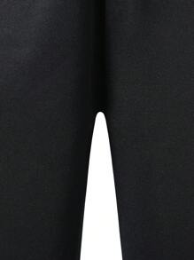 SHEIN Teen Girls  Casual Loose Waist Drawstring Long Sweatpants, Warm Thick Suitable For Daily Wear,