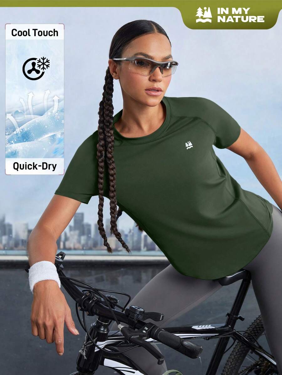 In My Nature Women Casual Quick-Dry Short Sleeve Outdoor T-Shirt Hiking Women Clothes
