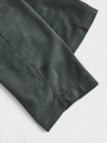 Calvaya Plus Size Beaded & Tassel Hem Long Sleeve Lightweight Jacket - Grey - View 3