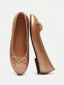CUCCOO BIZCHIC Round Toe Vintage Bowknot Flats, Spring & Summer New Arrival