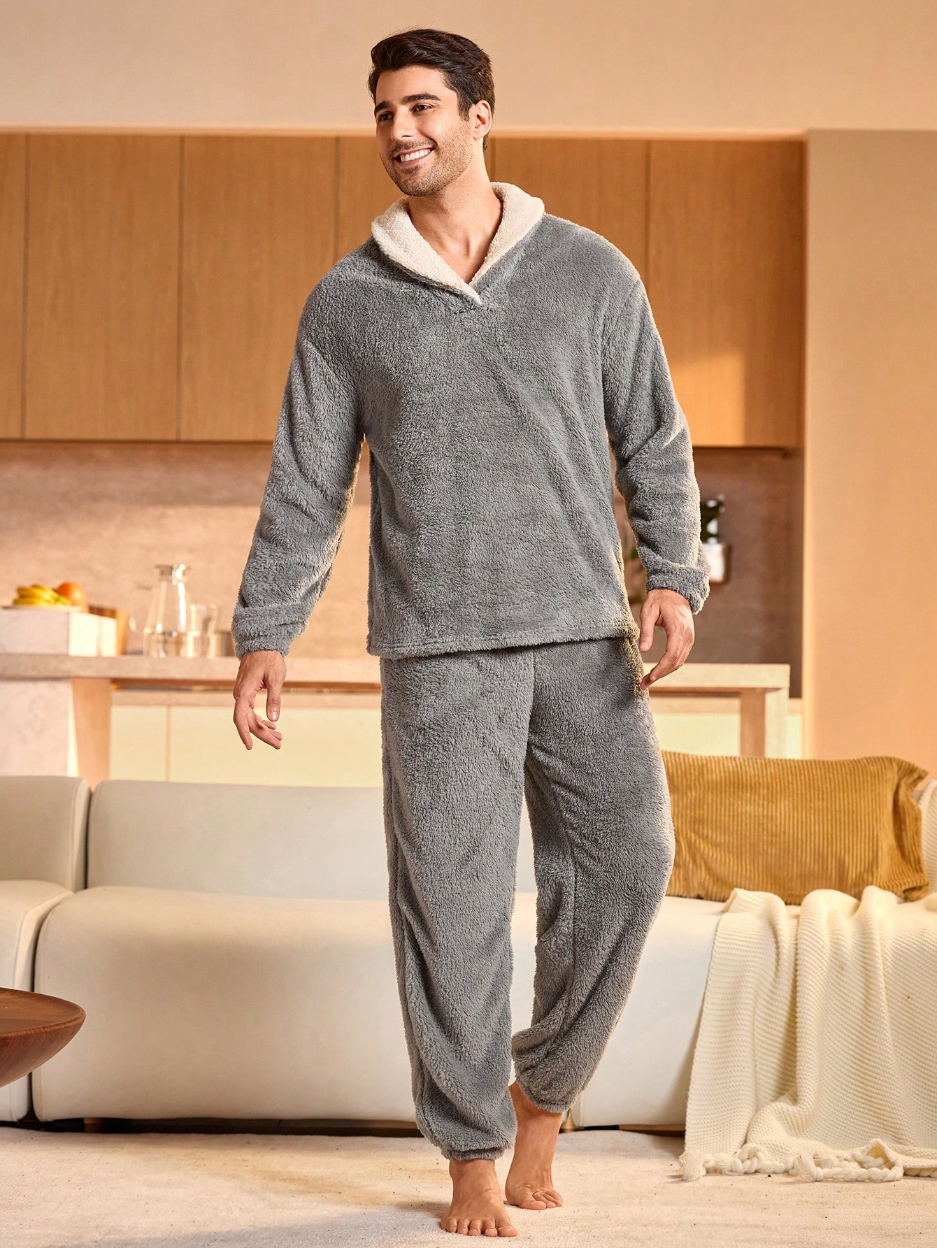 Manfinity Underwear&Sleepwear Basics مجموعة بيجامة...