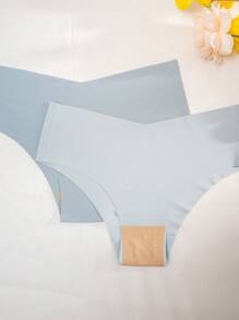 5 条装 女士纯色简约休闲三角裤 - 彩色 - 查看 5