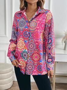 Chiquease Women's Long Sleeve Casual Shirt, Casual Wear For Outings And Commuting