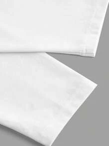 SHEIN MOD Camiseta casual de manga larga de 2 en 1 con parche de encaje de talla grande para mujeres, otoño e invierno