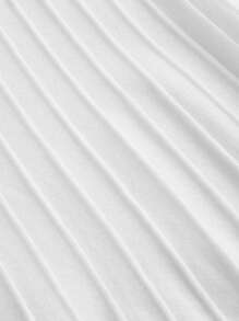 SHEIN MOD 3D花朵白色美人鱼针织半身裙，秋冬，早午餐，万圣节，优雅，返校节，派对，女巫风，音乐会，商务，文艺复兴 - 白色 - 查看 4