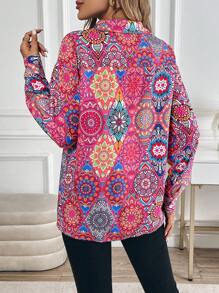Chiquease Women's Long Sleeve Casual Shirt, Casual Wear For Outings And Commuting