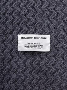 SHEIN Leap Crew Tween-Jungen Lässiger Rollkragenpullover mit lockerer Passform, Farbblock-Design, geeignet für Pendeln, Schule, Lässig , Sport, Herbst/Winter - Grau - Übersicht 5