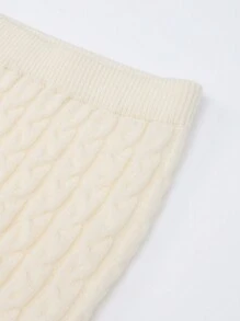 Set 2 piese pentru fetiță adolescente pulover și fustă mini de culoare uni, toamnă