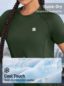 In My Nature Women Casual Quick-Dry Short Sleeve Outdoor T-Shirt Hiking Women Clothes