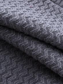 SHEIN Leap Crew Tween-Jungen Lässiger Rollkragenpullover mit lockerer Passform, Farbblock-Design, geeignet für Pendeln, Schule, Lässig , Sport, Herbst/Winter - Grau - Übersicht 4