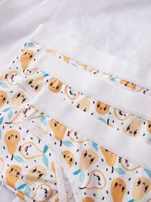 3pcs/Set Sexy Seamless Panty Briefs, Simple Casual Low-Rise, Cute Printed Women's Underwear, Comfortable - Multicolor - View 5