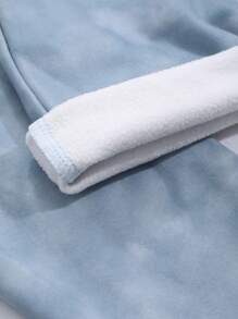 DAZY Gradient Color Fitted Thermal Lined Pajama Bottoms,Thermal Lined Fall,Winter