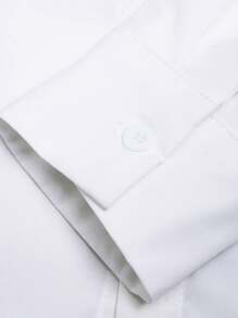 Manfinity Homme Áo sơ mi nam dài tay họa tiết sọc và chữ thời trang đô thị nhiều màu sắc xuân hè, dành cho chồng, cho mùa thu - Nhiều màu - Xem 5