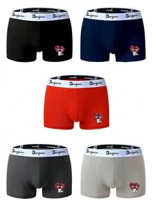 5 pezzi/confezione Boxer brief traspiranti da uomo - Multicolore - Visualizzare 8