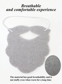 Suministros para fiesta de Halloween, barba y bigote falsos divertidos para hombres, estilo de bigote y vello de mentón