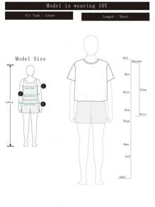 SHEIN 3-teiliges Set von Lässig-Strick T-Shirts in mehreren Farben für Teenager Mädchen - Verschiedenfarbig - Übersicht 5