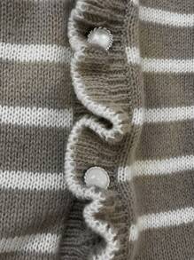 Chiquease Women's Casual Color Block Striped Cardigan, Autumn Fall Cloth For Women - Multicolor - View 5