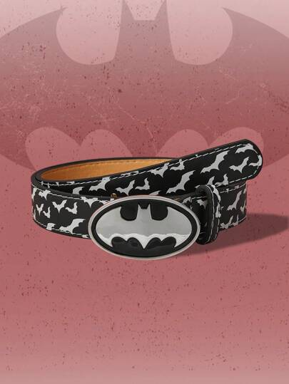 Batman X ROMWE Bat Logo Print Belt