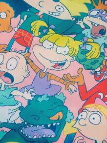 Nick 90s | SHEIN Cartoon Collaboration RPET Foldable Reusable Shopping Bag