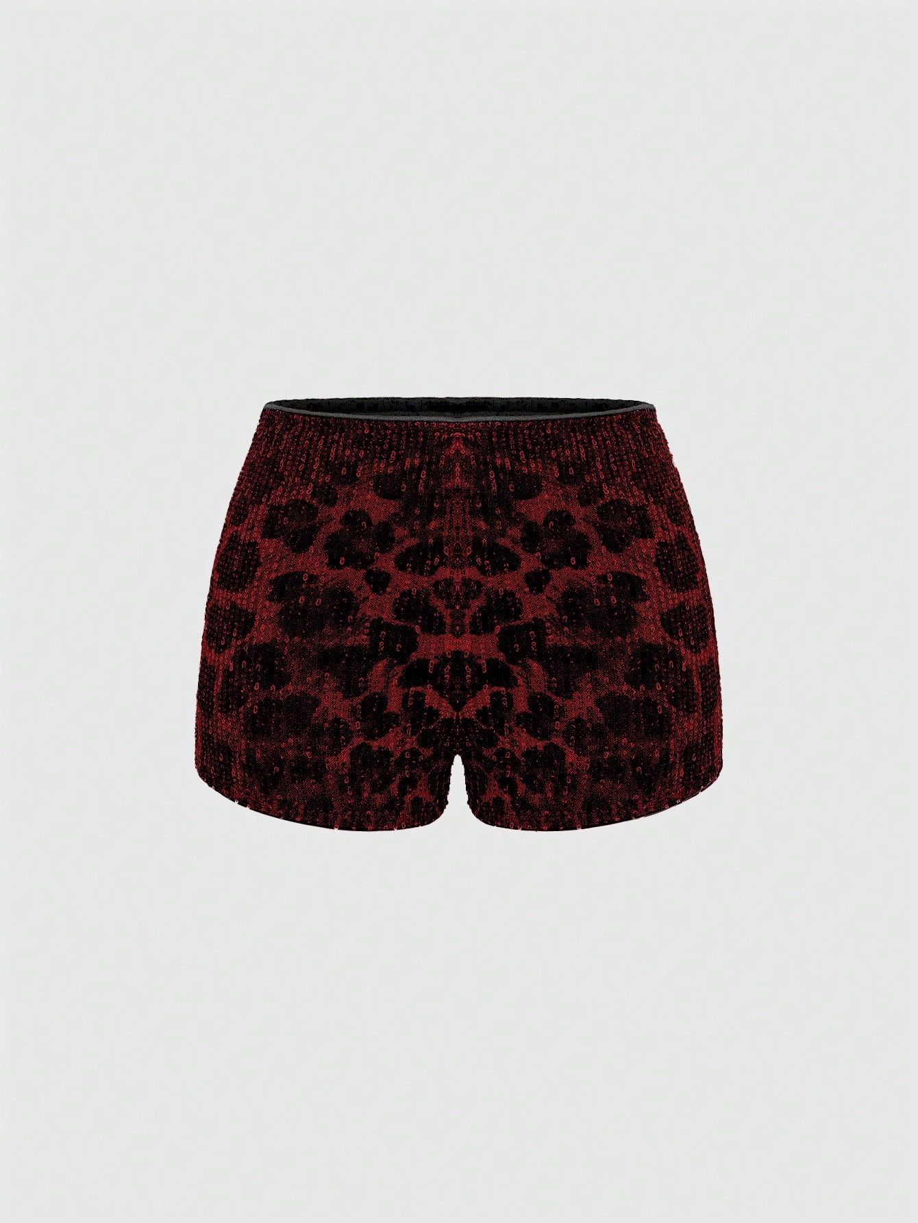 XPONNI Y2k Jeans Shorts Leopard Jeans Grunge Y2k Pants 2000s