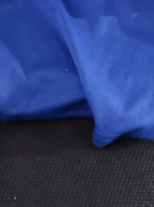 SHEIN 男童休闲趣味英文字母图案圆领短袖T恤，适合日常穿着、上学、郊游、运动、春夏季 - 藍色 - 查看 4