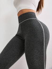 Seusyu 女士高腰休闲健身紧身裤