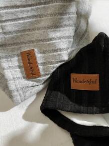 SHEIN Leap Crew Bộ 2 áo len dày giữ nhiệt ấm áp cho bé trai và bé gái, mùa thu và đông - Nhiều màu - Xem 4