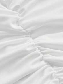 Calvaya Plus Size Women Summer Casual Solid Color Tube Top - Multicolor - View 8