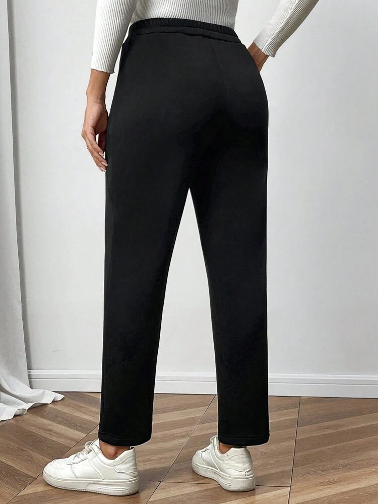 Women's Winter Thermal Lined Warm Straight-Leg Pants