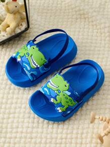 Boys' Summer Casual Lightweight Breathable Fashion Cartoon Flat Sandals - Royal Blue - View 1