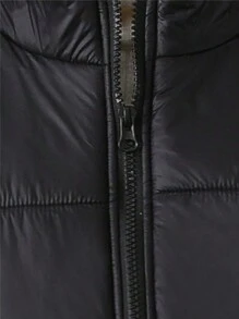 SHEIN 2 件套女童前拉链长袖上衣和裤子休闲装 - 軍綠色 - 查看 4