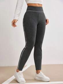 Seusyu 女士高腰休闲健身紧身裤