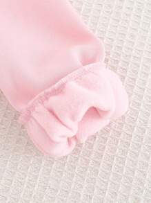 Bộ 2 áo nỉ Raglan trang trí nơ lớn cho bé gái và quần hoa cạp chun - Nhiều màu - Xem 10