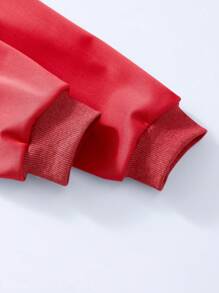 SHEIN ChillGRL 3 件套少女休闲套装：纯色高低下摆连帽运动衫、纯色吊带背心和工装裤，春秋