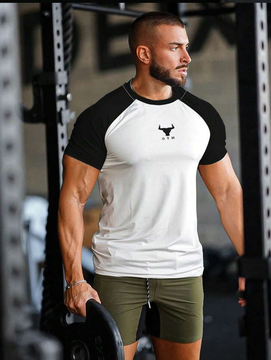 Manfinity Sport PWRUP Boyfriend Style Men Comfortable Short Sleeve Sports Compression T-Shirt Workout Tops Basketball Jersey Boyfriend Style Men I Love My Boyfriend Graphic Boyfriend Style Men T Shirt Boyfriend Style Men Joggers School, Gym Men Shirt, Fitness Shirts, Men Activewear Workout Tops Gym Top Breathable Fitted Shirt Crew Neck