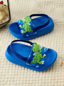 Boys' Summer Casual Lightweight Breathable Fashion Cartoon Flat Sandals - Royal Blue - View 3