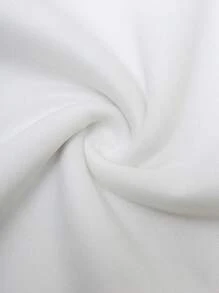 Manfinity ZONE917 Men's Loose Fashionable Street-Style Vintage Creative Lips Religious Angel Oil Painting Print White Knit Short Hooded Sweatshirt, Graphic Long Sleeve Hoodie, For Friends, Husband, Boyfriend Gifts, For Fall Winter