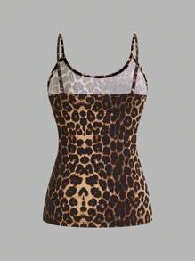 SHEIN EZwear Áo ba lỗ dệt kim nhiều màu cho nữ - Đen và trắng - Xem 4