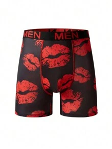 4pcs/Set Men's Simple Letter Print Casual Boxer Briefs - Multicolor - View 3