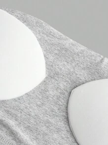 SHEIN EZwear 3Pcs Padded Bra-Free Basic Crop Cami Top For Women - Multicolor - View 8