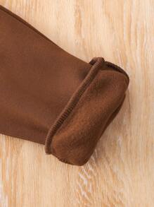 5 pièces Pantalons de jogging garçons avec taille élastique et cordon de serrage, poignets nervurés, pour l'automne/l'hiver - Multicolore - Voir 8