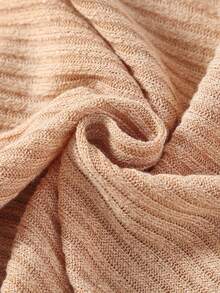 2件装 女童简约粉色+黑色罗纹圆领长袖外套 - 彩色 - 查看 3