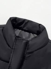 Manfinity EMRG Top sin mangas de cremallera frontal de unicolor minimalista para hombres, uso casual diario
