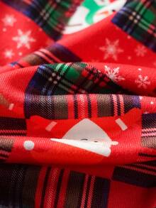 Bộ đồ ngủ bó sát in hình ông già Noel và tuần lộc theo chủ đề Giáng sinh cho bé gái - Nhiều màu - Xem 7