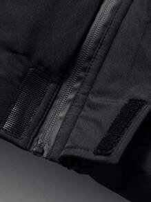 Manfinity EMRG Top sin mangas de cremallera frontal de unicolor minimalista para hombres, uso casual diario